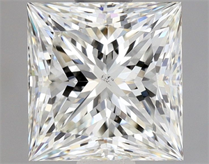 Picture of Natural Diamond 1.01 Carats, Princess with  Cut, I Color, SI1 Clarity and Certified by GIA