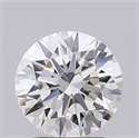 Del inventario de diamantes de laboratorio, 2.10 quilates, Redondo , Color D, claridad VVS2 y certificado IGI