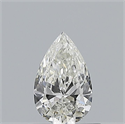 Natural Diamond 0.50 Carats, Pear with  Cut, I Color, VS1 Clarity and Certified by GIA