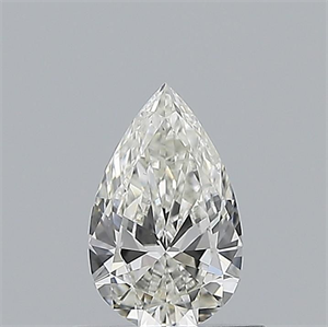Picture of Natural Diamond 0.50 Carats, Pear with  Cut, I Color, VS1 Clarity and Certified by GIA