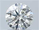 Natural Diamond 0.79 Carats, Round with Excellent Cut, J Color, VS2 Clarity and Certified by GIA