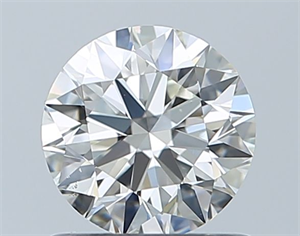 Picture of Natural Diamond 0.79 Carats, Round with Excellent Cut, J Color, VS2 Clarity and Certified by GIA