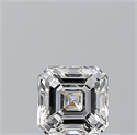 Natural Diamond 0.50 Carats, Asscher with  Cut, G Color, VVS1 Clarity and Certified by GIA