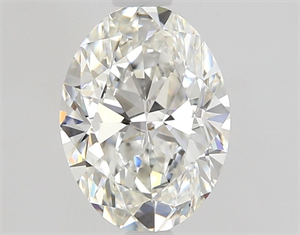 Picture of Natural Diamond 1.01 Carats, Oval with  Cut, G Color, SI2 Clarity and Certified by GIA