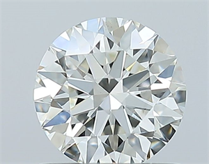 Picture of Natural Diamond 0.74 Carats, Round with Excellent Cut, J Color, VS2 Clarity and Certified by GIA