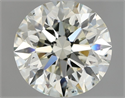 Natural Diamond 1.50 Carats, Round with Excellent Cut, M Color, SI1 Clarity and Certified by GIA