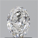 Diamante Natural 0.60 quilates, Ovalado , Color E, claridad SI1 y certificado GIA
