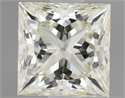 Natural Diamond 0.71 Carats, Princess with  Cut, N Color, VS2 Clarity and Certified by GIA
