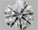 Diamante Natural 0.50 quilates, Redondo , Color J, claridad VVS2 y certificado GIA