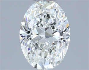 Picture of Natural Diamond 1.00 Carats, Oval with  Cut, H Color, VVS2 Clarity and Certified by IGI