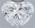 Natural Diamond 0.50 Carats, Heart with  Cut, G Color, VS1 Clarity and Certified by GIA