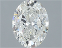 Natural Diamond 0.70 Carats, Oval with  Cut, G Color, VS1 Clarity and Certified by GIA