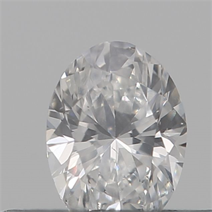 Picture of Natural Diamond 0.18 Carats, Oval with  Cut, E Color, SI1 Clarity and Certified by IGI