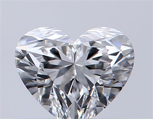 Picture of Natural Diamond 0.31 Carats, Heart with  Cut, E Color, VVS1 Clarity and Certified by GIA