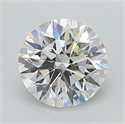 Lab Grown Diamond 1.02 Carats, Round with Ideal Cut, D Color, VVS1 Clarity and Certified by IGI