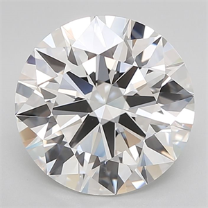 Picture of Lab Grown Diamond 5.17 Carats, Round with Ideal Cut, G Color, IF Clarity and Certified by IGI