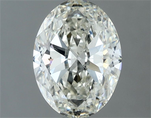 Picture of Natural Diamond 1.21 Carats, Oval with  Cut, I Color, SI1 Clarity and Certified by IGI