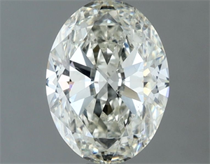 Foto Diamante Natural 1.21 quilates, Ovalado , Color I, claridad SI1 y certificado IGI de