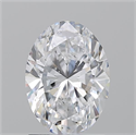 Natural Diamond 1.50 Carats, Oval with  Cut, D Color, SI1 Clarity and Certified by GIA