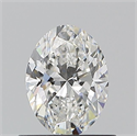 Diamante Natural 0.70 quilates, Ovalado , Color F, claridad VVS2 y certificado GIA