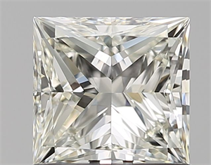Picture of Natural Diamond 1.01 Carats, Princess with  Cut, K Color, VS1 Clarity and Certified by GIA