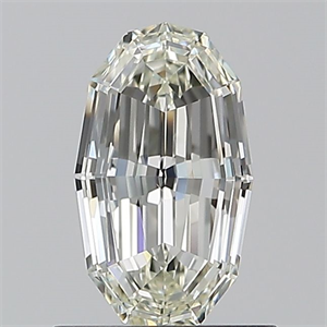 Picture of Natural Diamond 0.90 Carats, Oval with  Cut, K Color, VS2 Clarity and Certified by GIA