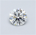 Diamante Natural 0.50 quilates, Redondo , Color E, claridad VS1 y certificado GIA