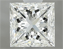 Diamante Natural 0.71 quilates, Princesa , Color J, claridad VVS1 y certificado GIA