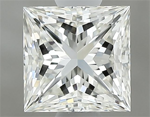 Foto Diamante Natural 0.71 quilates, Princesa , Color J, claridad VVS1 y certificado GIA de
