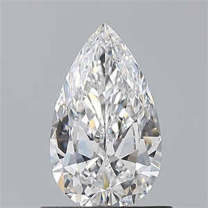 Picture of Natural Diamond 0.70 Carats, Pear with  Cut, D Color, VVS2 Clarity and Certified by GIA