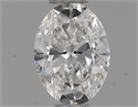 Natural Diamond 0.42 Carats, Oval with  Cut, F Color, VS1 Clarity and Certified by IGI