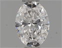 Natural Diamond 0.42 Carats, Oval with  Cut, F Color, VS1 Clarity and Certified by IGI