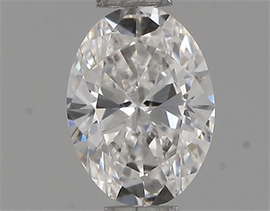 Picture of Natural Diamond 0.42 Carats, Oval with  Cut, F Color, VS1 Clarity and Certified by IGI