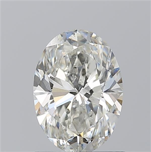 Picture of Natural Diamond 1.20 Carats, Oval with  Cut, I Color, SI2 Clarity and Certified by GIA