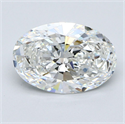 Diamante Natural 3.68 quilates, Ovalado , Color G, claridad VS1 y certificado GIA