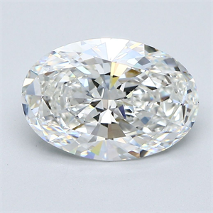 Foto Diamante Natural 3.68 quilates, Ovalado , Color G, claridad VS1 y certificado GIA de