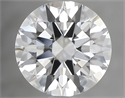 Diamante Natural 1.53 quilates, Redondo , Color F, claridad VS2 y certificado GIA