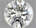 Natural Diamond 0.72 Carats, Round with Excellent Cut, K Color, VVS1 Clarity and Certified by GIA