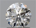 Diamante Natural 0.90 quilates, Redondo , Color H, claridad SI1 y certificado GIA
