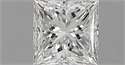 Natural Diamond 0.51 Carats, Princess with  Cut, G Color, IF Clarity and Certified by IGI