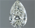 Natural Diamond 0.70 Carats, Pear with  Cut, H Color, IF Clarity and Certified by IGI