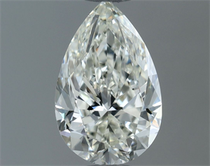 Picture of Natural Diamond 0.70 Carats, Pear with  Cut, H Color, IF Clarity and Certified by IGI