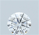 Lab Grown Diamond 1.04 Carats, Round with Ideal Cut, D Color, VVS1 Clarity and Certified by IGI