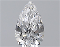 Natural Diamond 0.73 Carats, Pear with  Cut, D Color, VVS1 Clarity and Certified by GIA