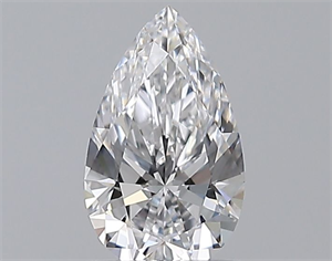 Picture of Natural Diamond 0.73 Carats, Pear with  Cut, D Color, VVS1 Clarity and Certified by GIA