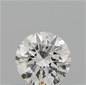 Diamante Natural 0.40 quilates, Redondo , Color H, claridad VVS1 y certificado GIA