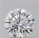 Natural Diamond 0.70 Carats, Round with Excellent Cut, E Color, VVS2 Clarity and Certified by GIA