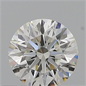 Diamante Natural 0.40 quilates, Redondo , Color H, claridad VVS2 y certificado GIA