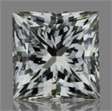Natural Diamond 1.10 Carats, Princess with  Cut, K Color, IF Clarity and Certified by GIA