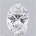 Natural Diamond 0.52 Carats, Oval with  Cut, E Color, VS1 Clarity and Certified by GIA